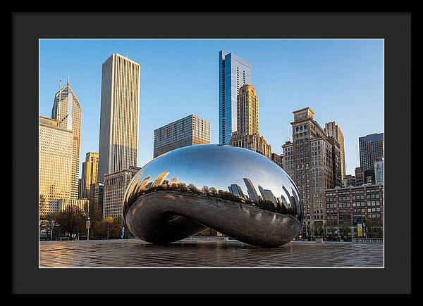Cloud Gate Reflections In Chicago