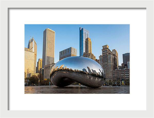 Cloud Gate Reflections In Chicago