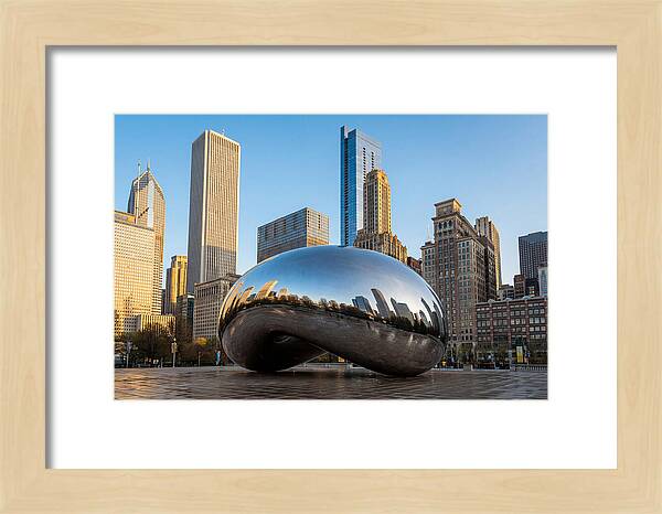 Cloud Gate Reflections In Chicago