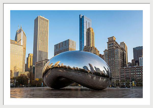 Cloud Gate Reflections In Chicago