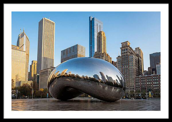 Cloud Gate Reflections In Chicago