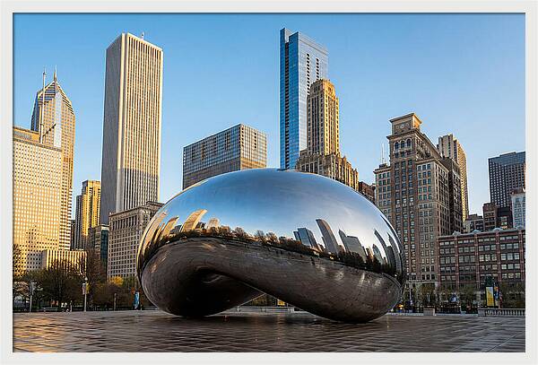 Cloud Gate Reflections In Chicago