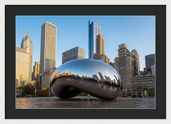 Cloud Gate Reflections In Chicago