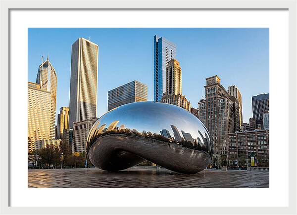 Cloud Gate Reflections In Chicago