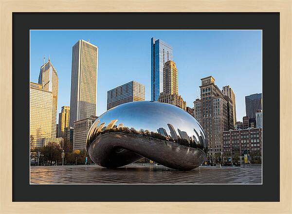 Cloud Gate Reflections In Chicago