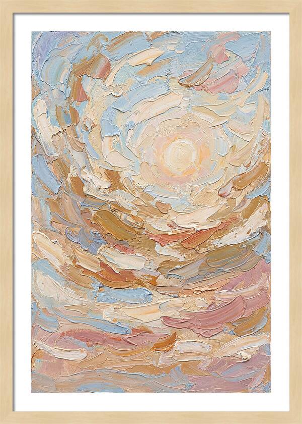 Cloud Iridescence In Pastel Colors