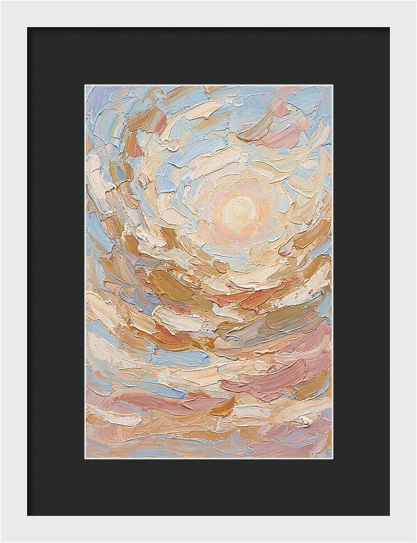 Cloud Iridescence In Pastel Colors