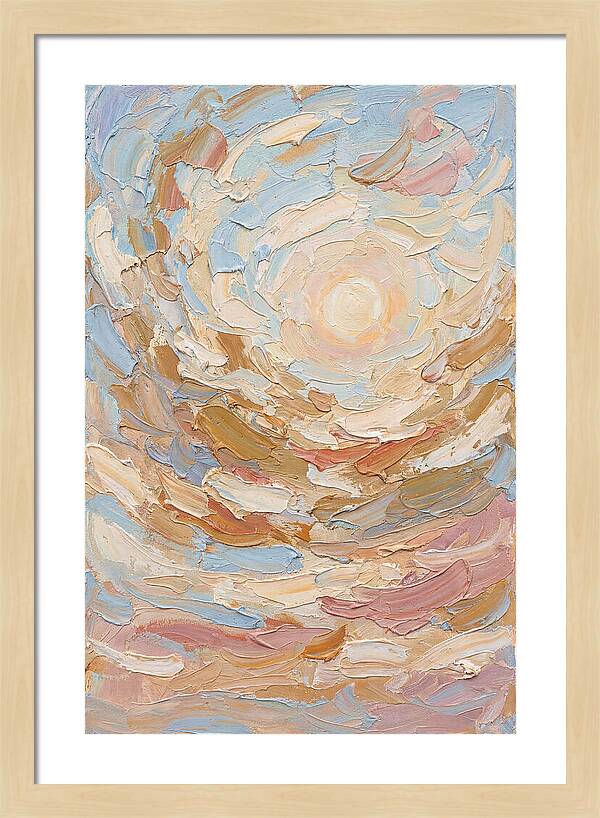 Cloud Iridescence In Pastel Colors