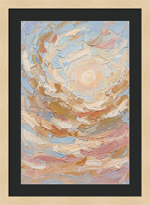 Cloud Iridescence In Pastel Colors