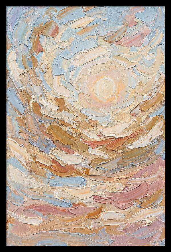 Cloud Iridescence In Pastel Colors