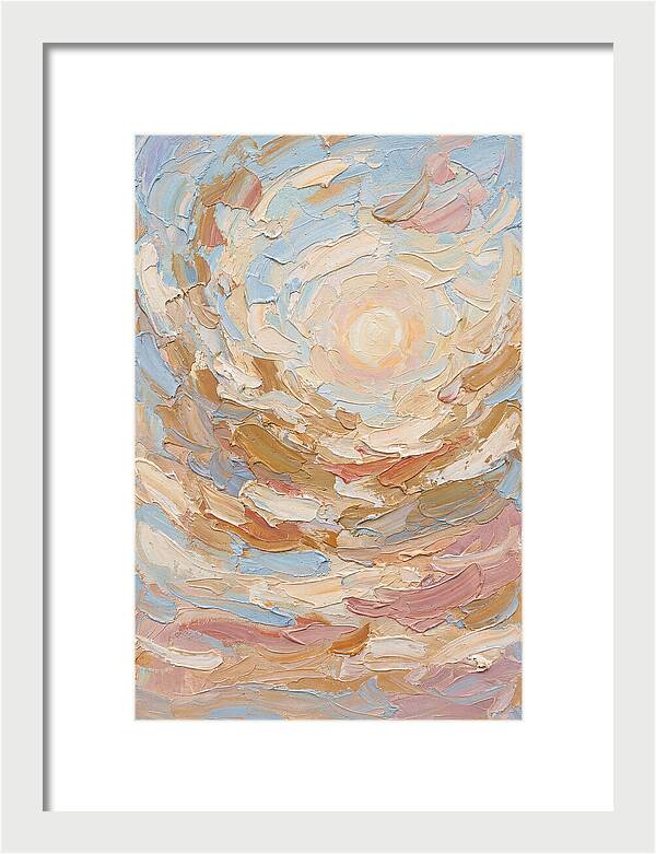 Cloud Iridescence In Pastel Colors