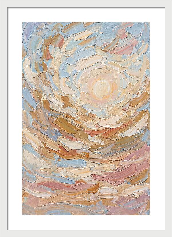 Cloud Iridescence In Pastel Colors