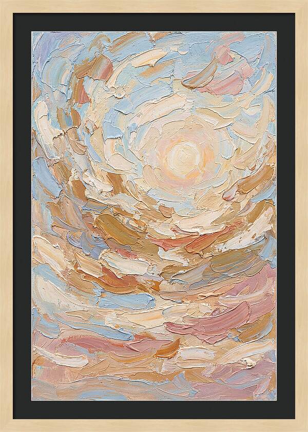 Cloud Iridescence In Pastel Colors