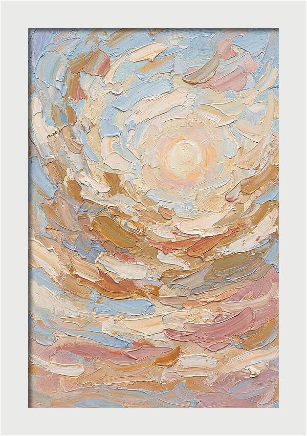 Cloud Iridescence In Pastel Colors