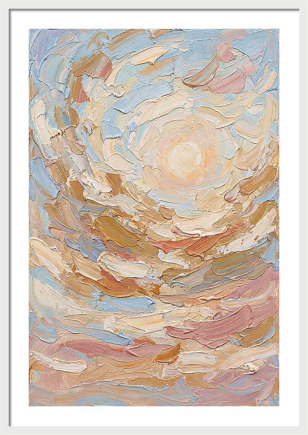 Cloud Iridescence In Pastel Colors