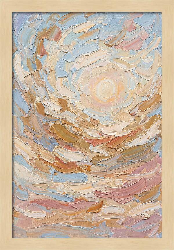 Cloud Iridescence In Pastel Colors