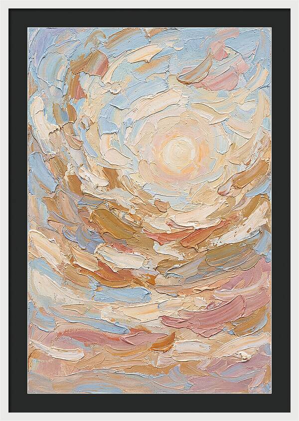 Cloud Iridescence In Pastel Colors