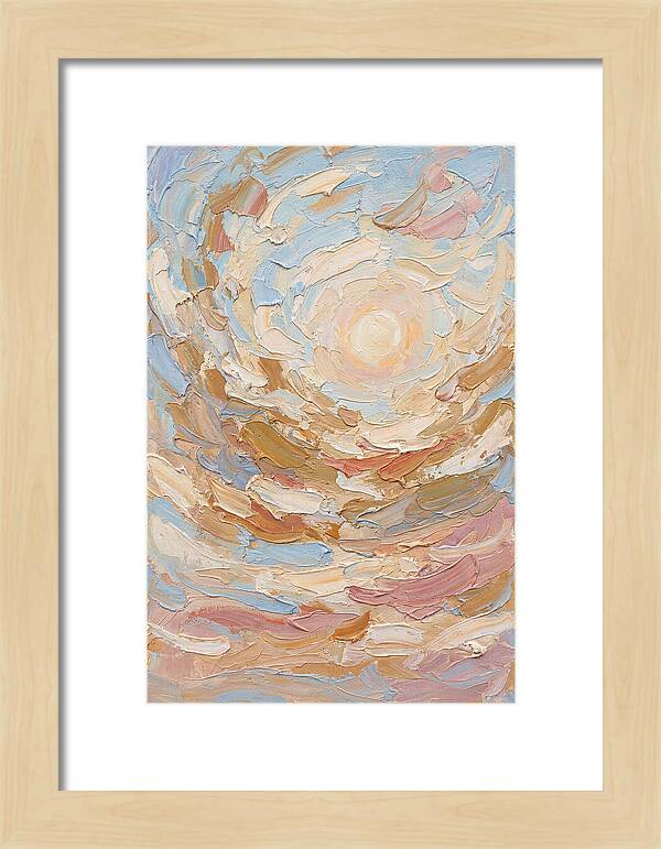 Cloud Iridescence In Pastel Colors