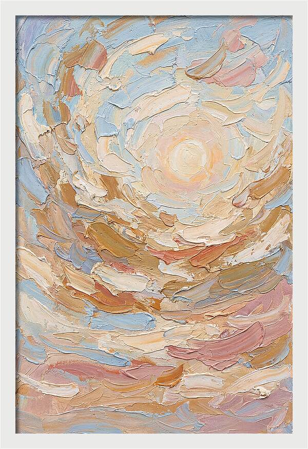 Cloud Iridescence In Pastel Colors