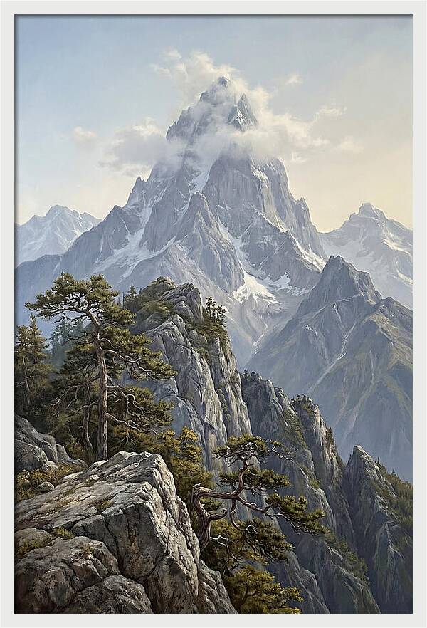 Cloud Piercing Mountain Summit