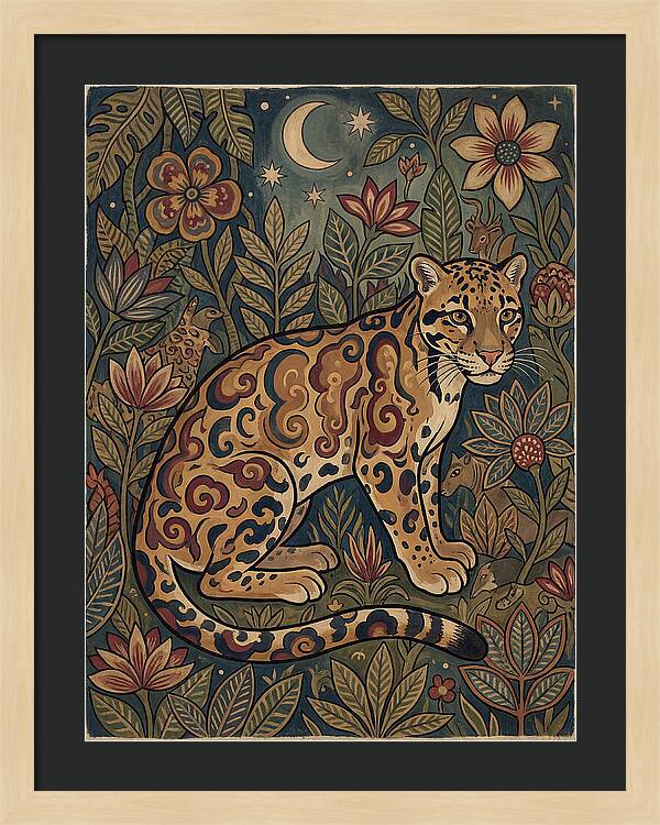 Clouded Leopard In Nature
