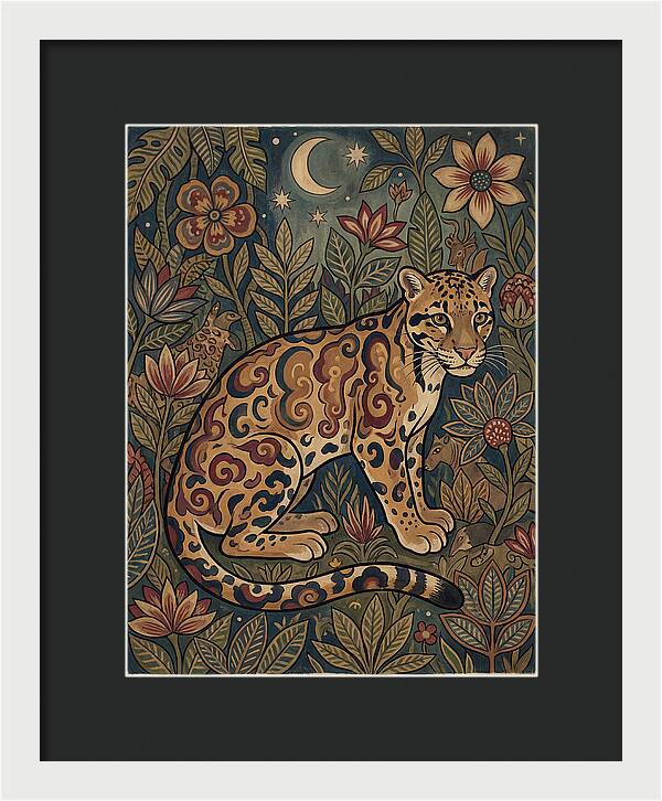 Clouded Leopard In Nature