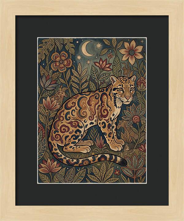 Clouded Leopard In Nature