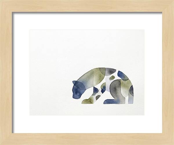 Clouded Leopard Silhouette
