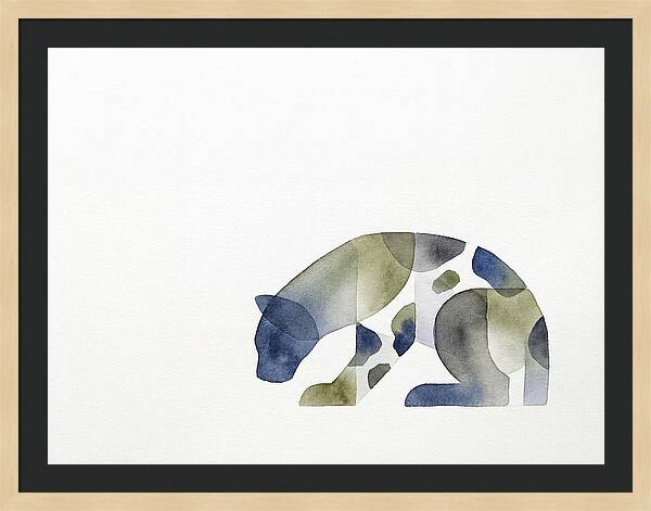 Clouded Leopard Silhouette