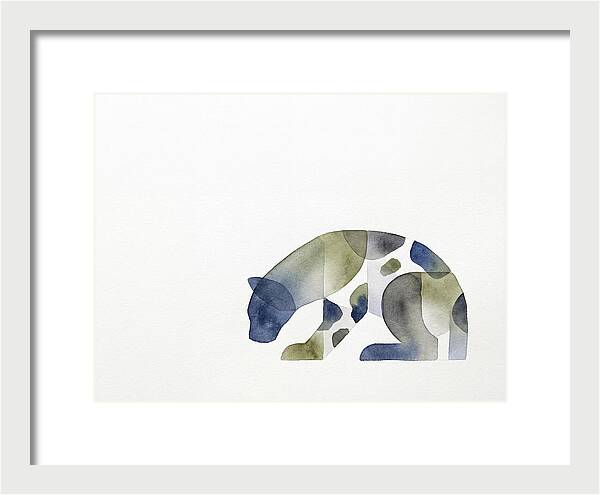 Clouded Leopard Silhouette