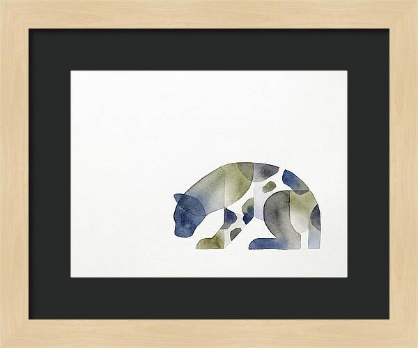 Clouded Leopard Silhouette