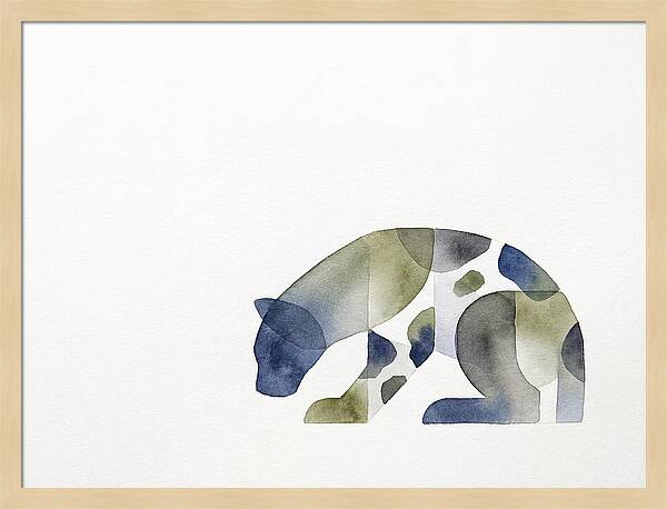 Clouded Leopard Silhouette