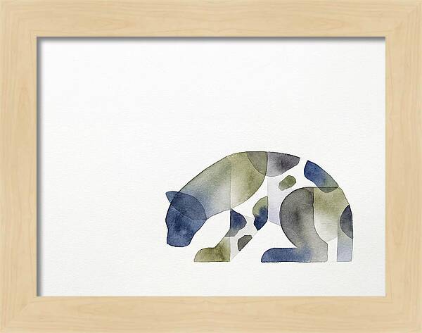 Clouded Leopard Silhouette