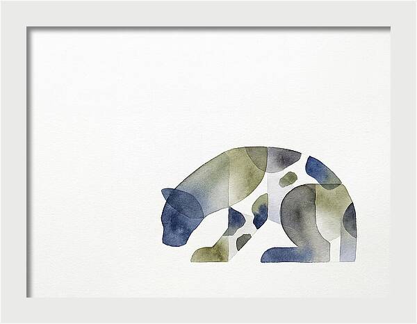 Clouded Leopard Silhouette