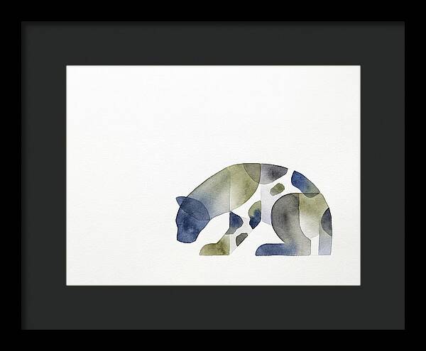 Clouded Leopard Silhouette