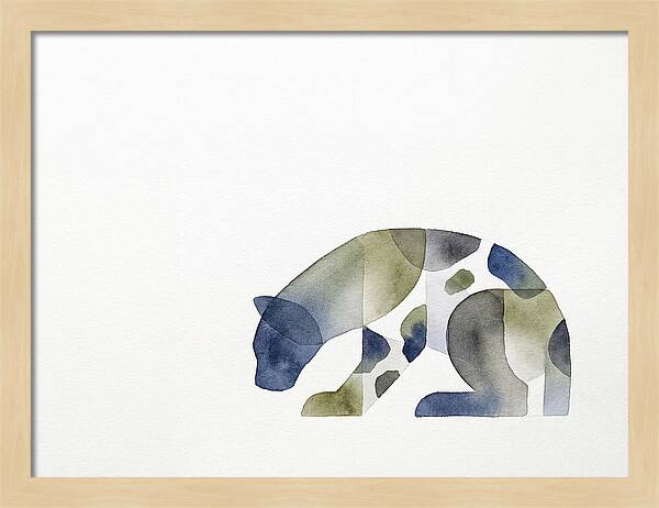 Clouded Leopard Silhouette