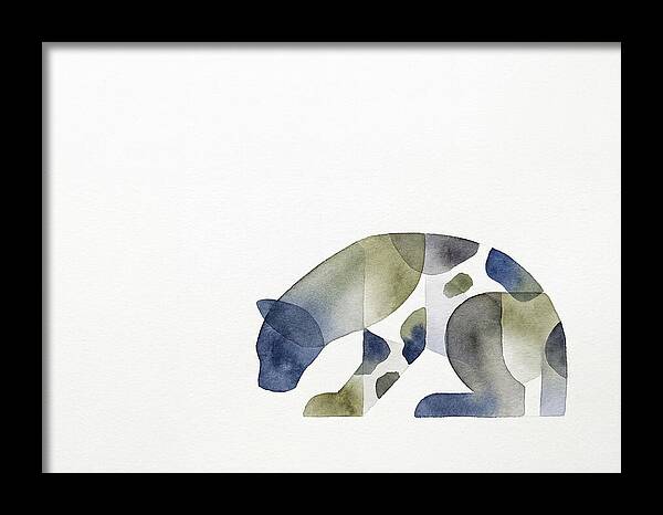 Clouded Leopard Silhouette