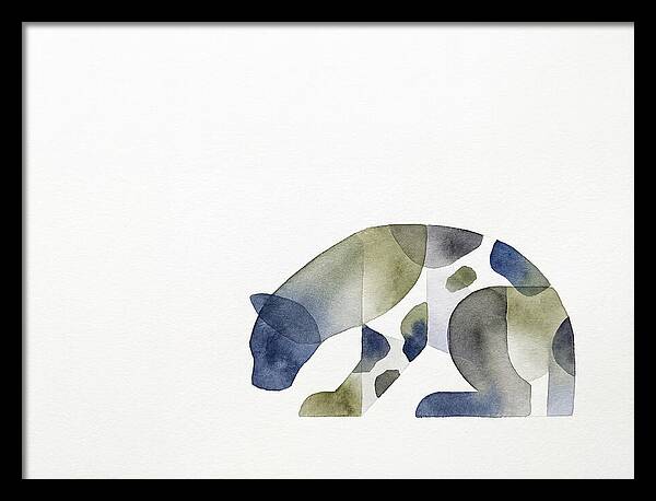 Clouded Leopard Silhouette