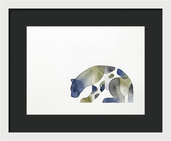 Clouded Leopard Silhouette