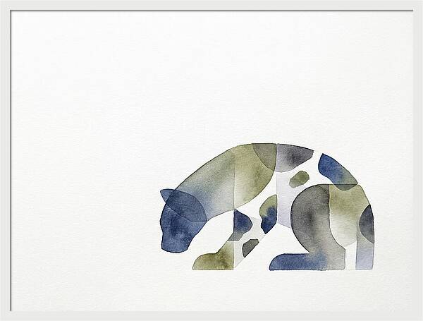 Clouded Leopard Silhouette