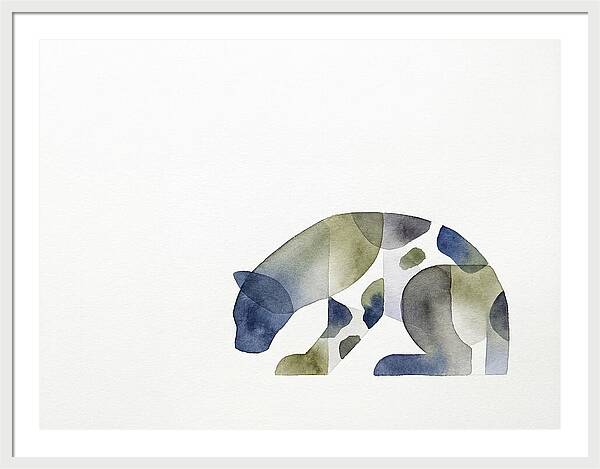 Clouded Leopard Silhouette