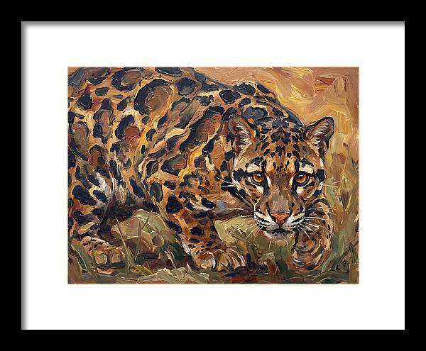 Clouded Leopard Stalking