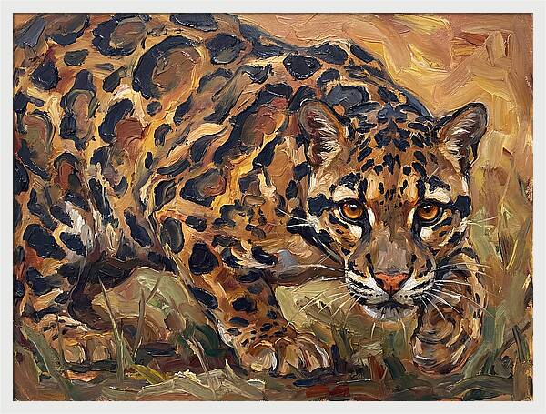 Clouded Leopard Stalking