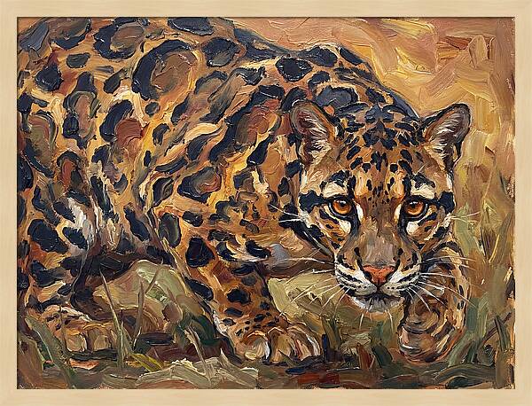 Clouded Leopard Stalking