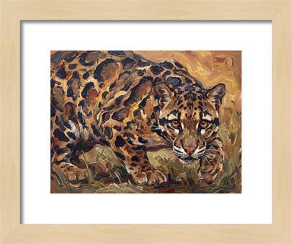 Clouded Leopard Stalking