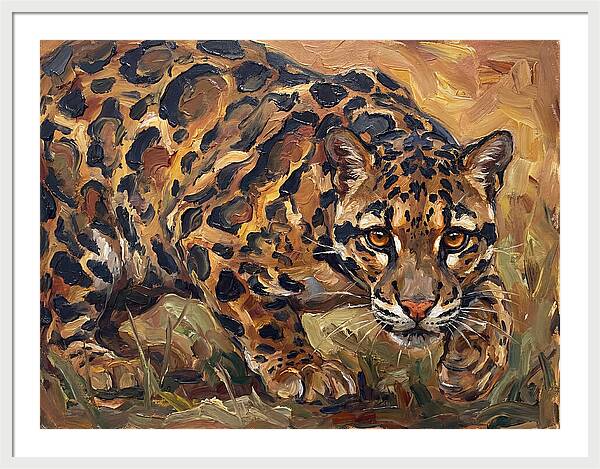 Clouded Leopard Stalking