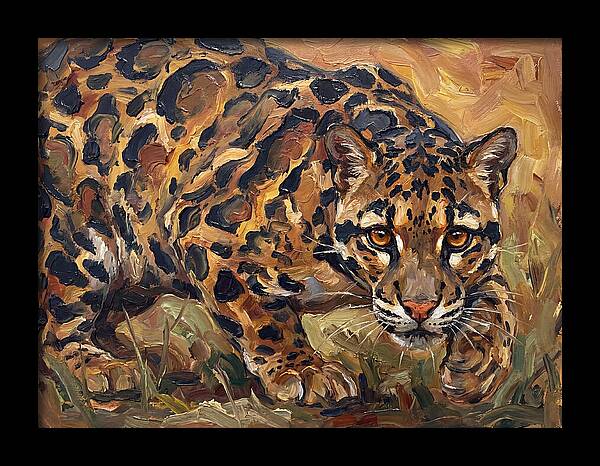 Clouded Leopard Stalking