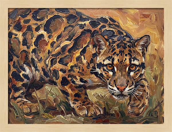 Clouded Leopard Stalking