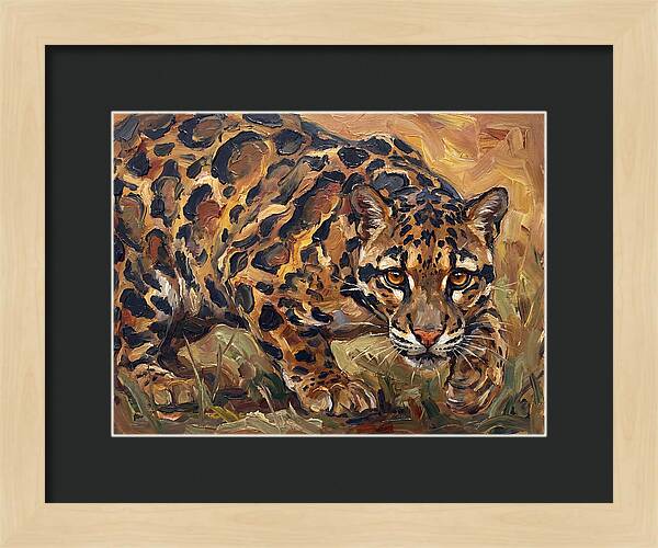 Clouded Leopard Stalking