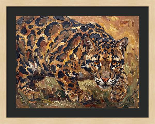 Clouded Leopard Stalking